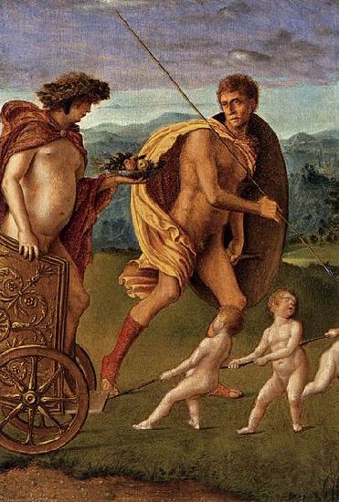 Giovanni Bellini Four Allegories: Lust Spain oil painting art